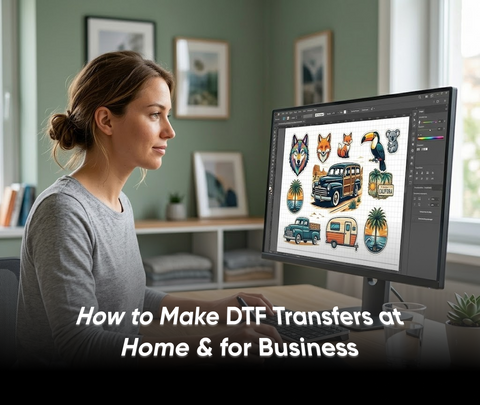 How to Make DTF Transfers at Home & for Business