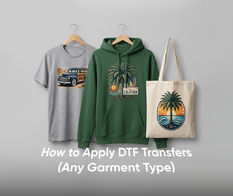 How to Apply DTF Transfers (Any Garment Type)