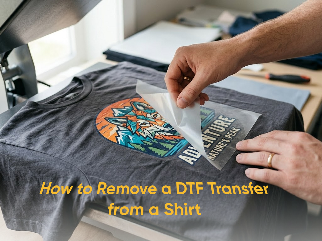 How to Remove a DTF Transfer from a Shirt – Panthera Prints