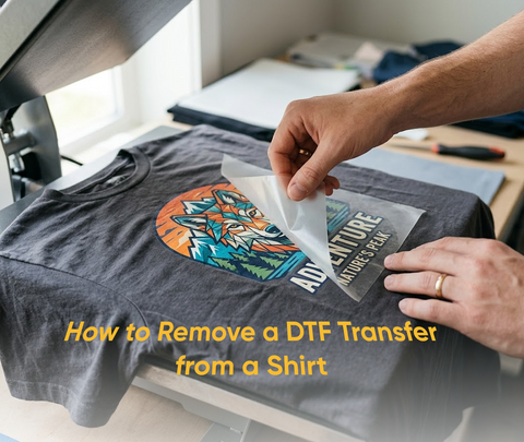 How to Remove a DTF Transfer from a Shirt