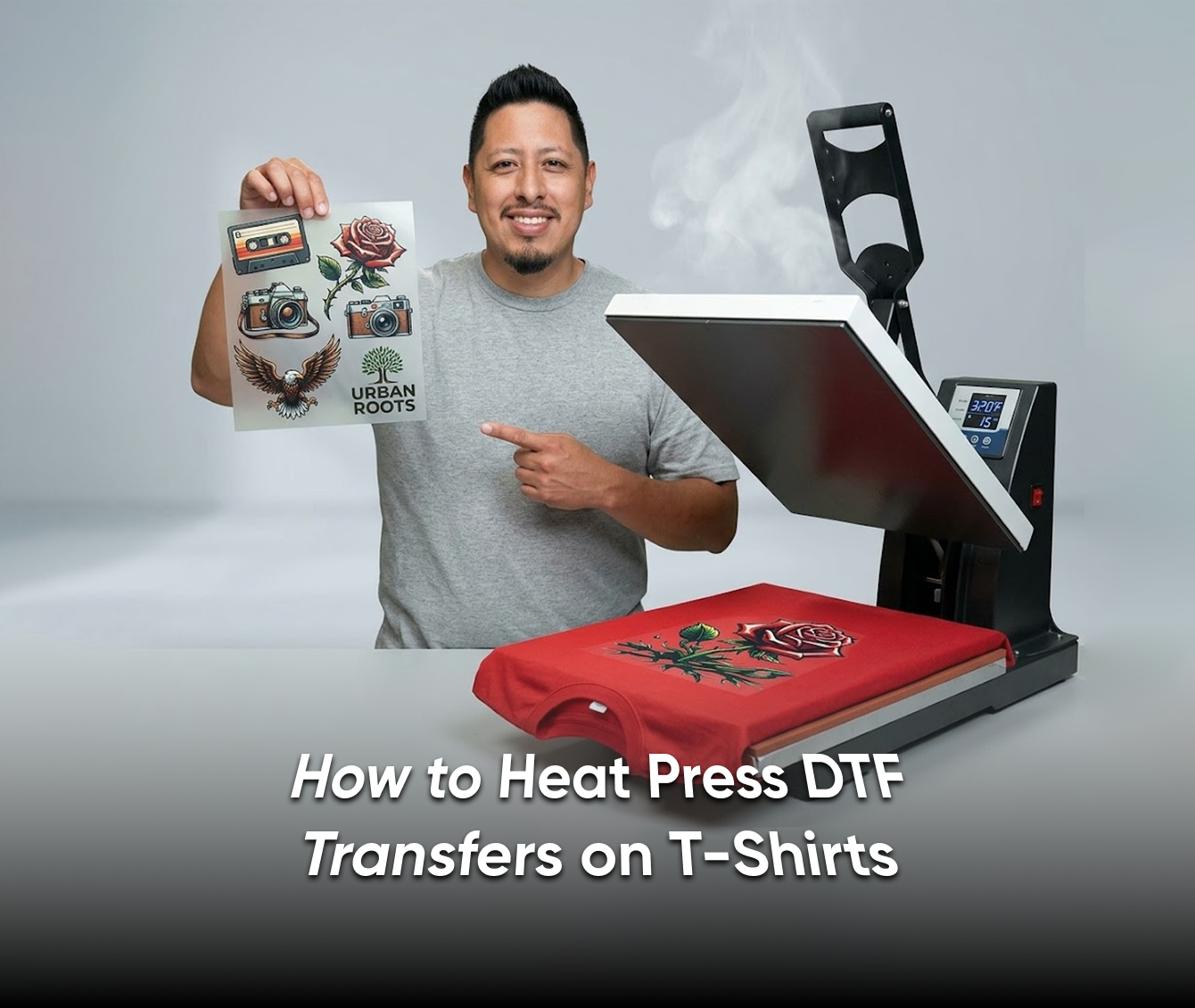How to Heat Press DTF Transfers on T-Shirts – Panthera Prints