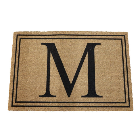 Custom Family Initial Monogram Doormat