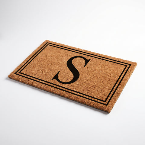 Custom Family Initial Monogram Doormat