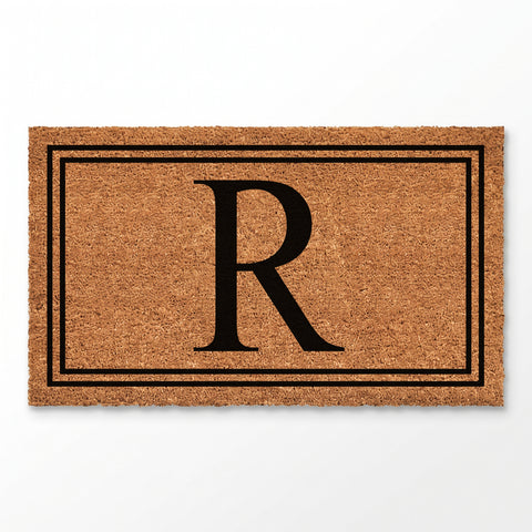 Custom Family Initial Monogram Doormat