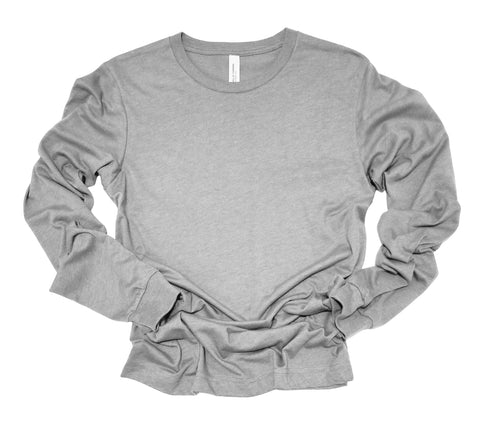 Unisex Long Sleeve Blank Shirt