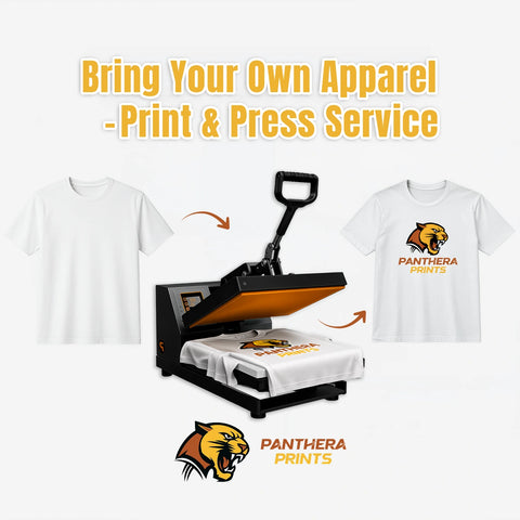 Bring Your Own Apparel – Print & Press Service