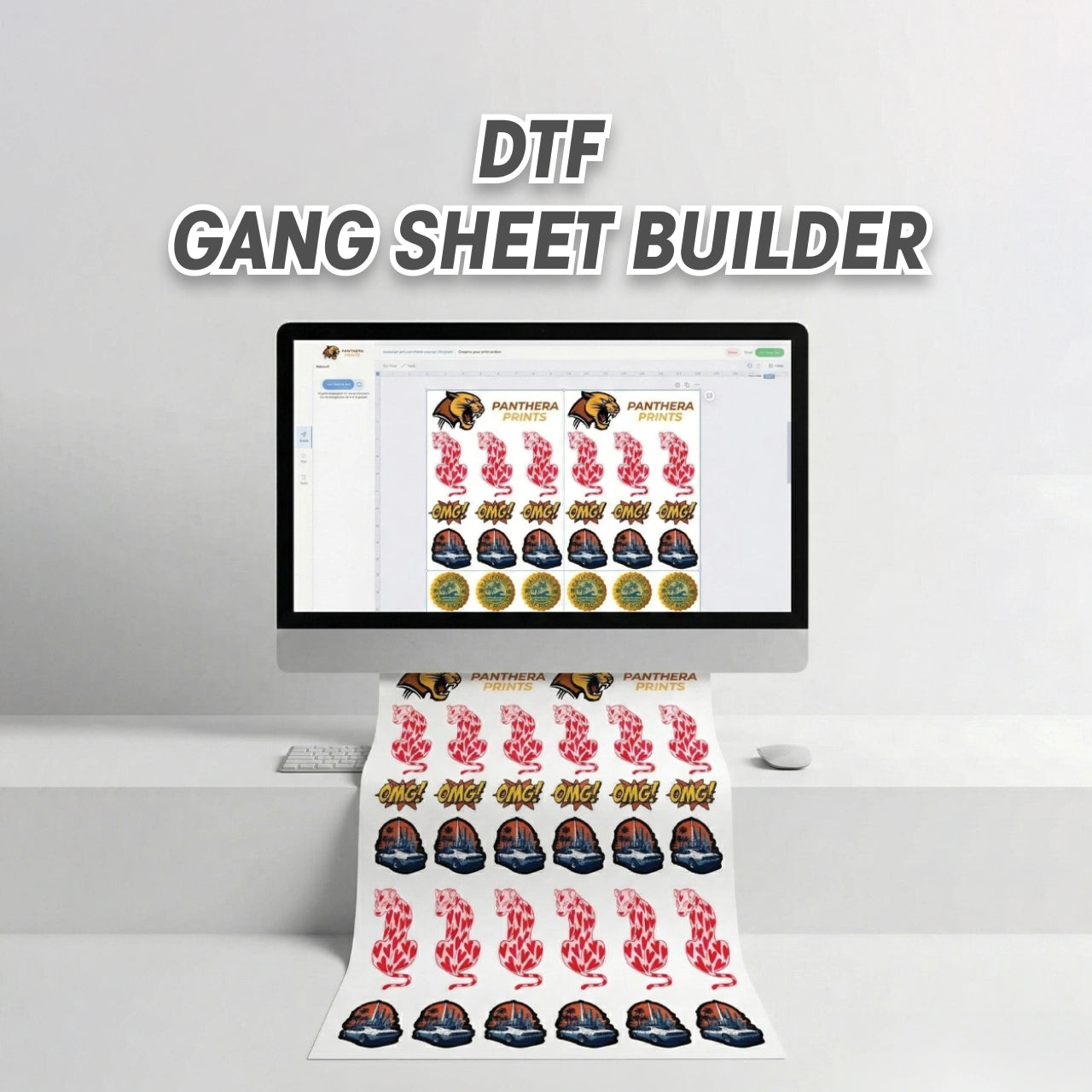 Custom DTF Gang Sheet Builder | Panthera Prints