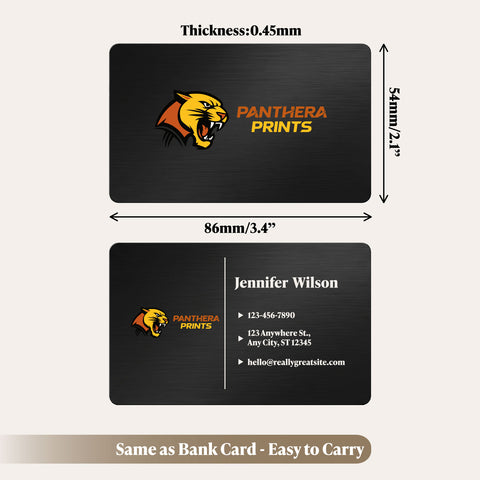 Custom Metal Business Card