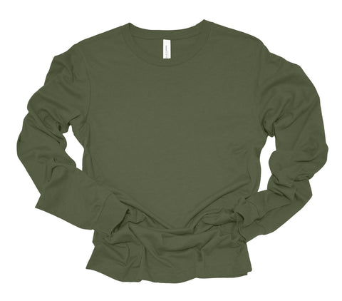 Unisex Long Sleeve Blank Shirt