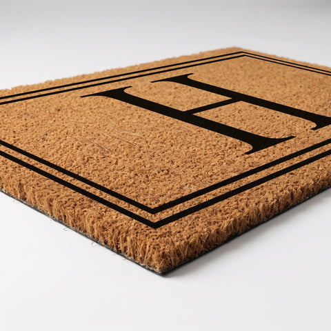 Custom Family Initial Monogram Doormat