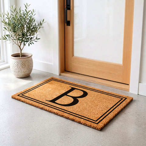 Custom Family Initial Monogram Doormat