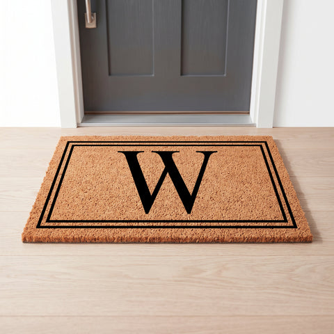 Custom Family Initial Monogram Doormat