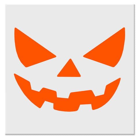 Orange Jack O Lantern Face Halloween Design - DTF Ready To Press
