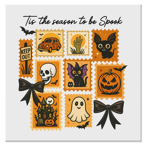 Tis the Season to Be Spook Halloween Design - DTF Ready To Press