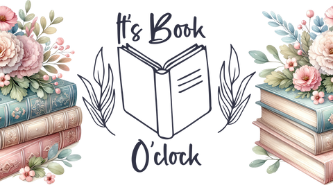 It's Book O'Clock 16 oz Glass Jar, Book Lover Iced Coffee Cup with Bamboo Lid & Straw, Reader Gift