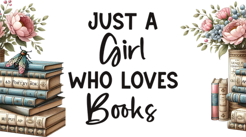 Just a Girl Who Loves Books 16 oz Glass Jar, Book Stack Iced Coffee Cup, Book Lover Gift