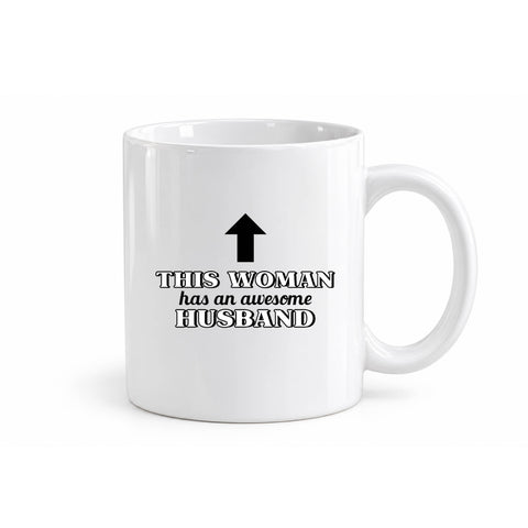 This Woman Has an Awesome Husband mug design