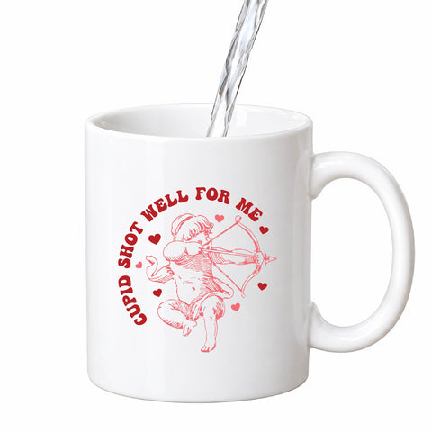 Cupid Shot Well for Me mug design