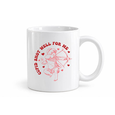 Cupid Shot Well for Me mug design