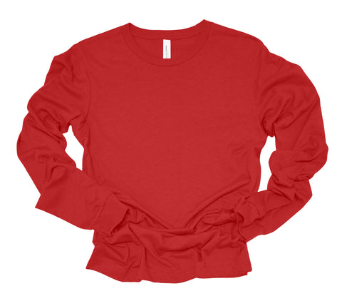 Unisex Long Sleeve Blank Shirt