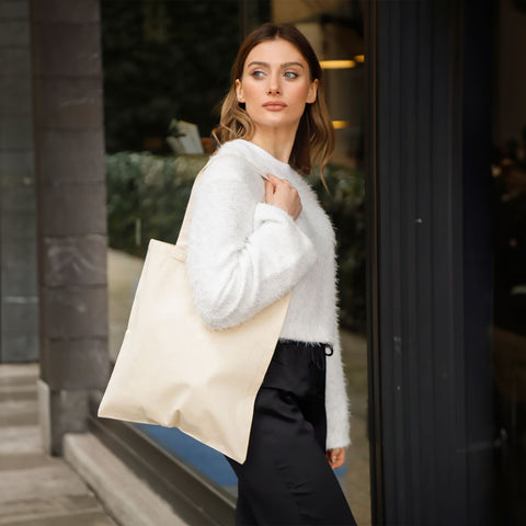 Basic Cotton Tote – Blank Canvas Tote Bag