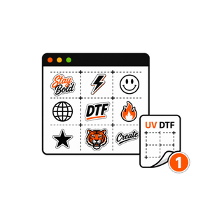 UV DTF Sticker Gang Sheet Builder (Option 1)