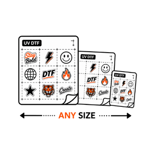 Any Size UV DTF Stickers
