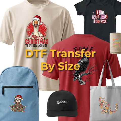 Any Size DTF Transfers