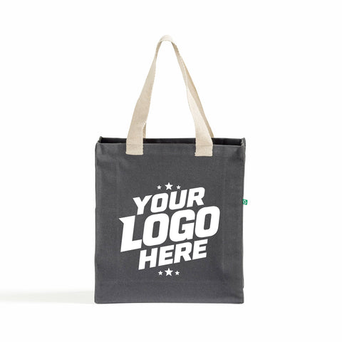 Custom Logo Recycled Canvas Trendy Shopper Tote – Eco-Friendly Tote Bag