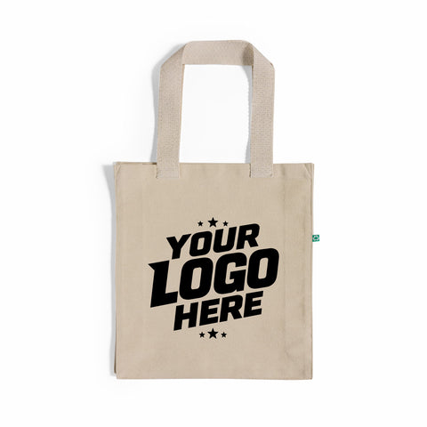 Custom Logo Recycled Canvas Trendy Shopper Tote – Eco-Friendly Tote Bag