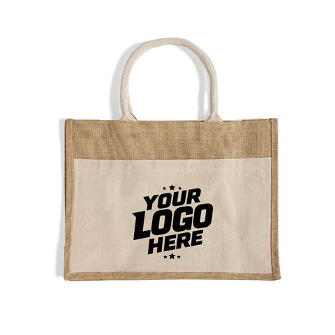Custom Logo Printer's Favorite Jute Bag – Custom Logo Burlap Tote Bag